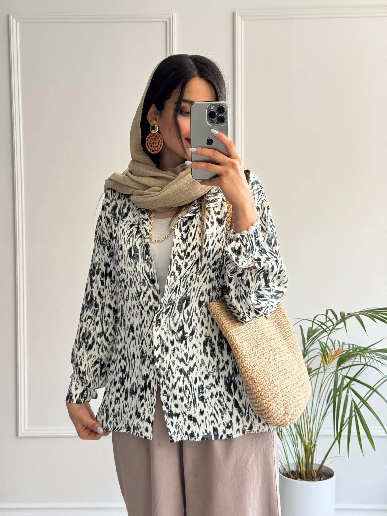 شومیز مانتویی سیلک
